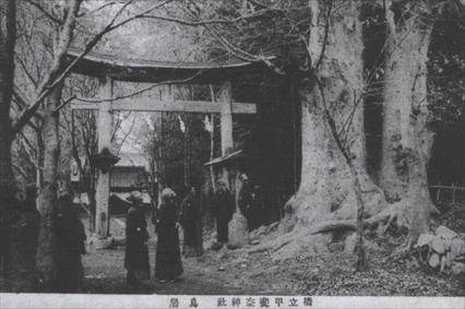 甲斐奈神社、昔の写真